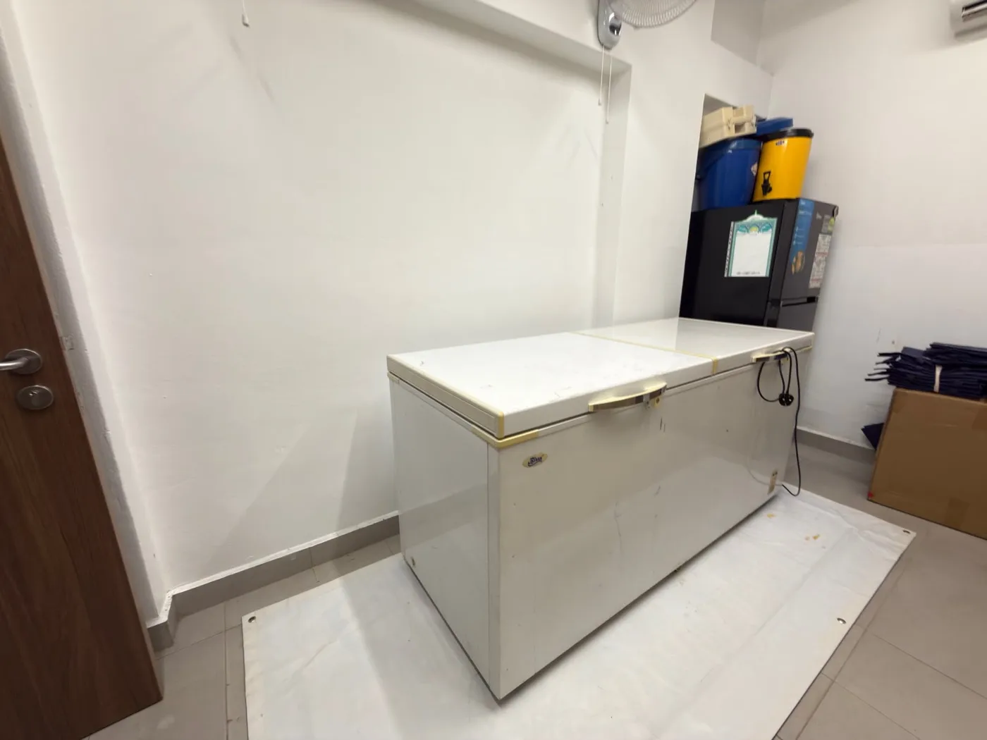 AANRS chest freezer rental Singapore, 660L Chest Freezer, in use at a real Singapore event