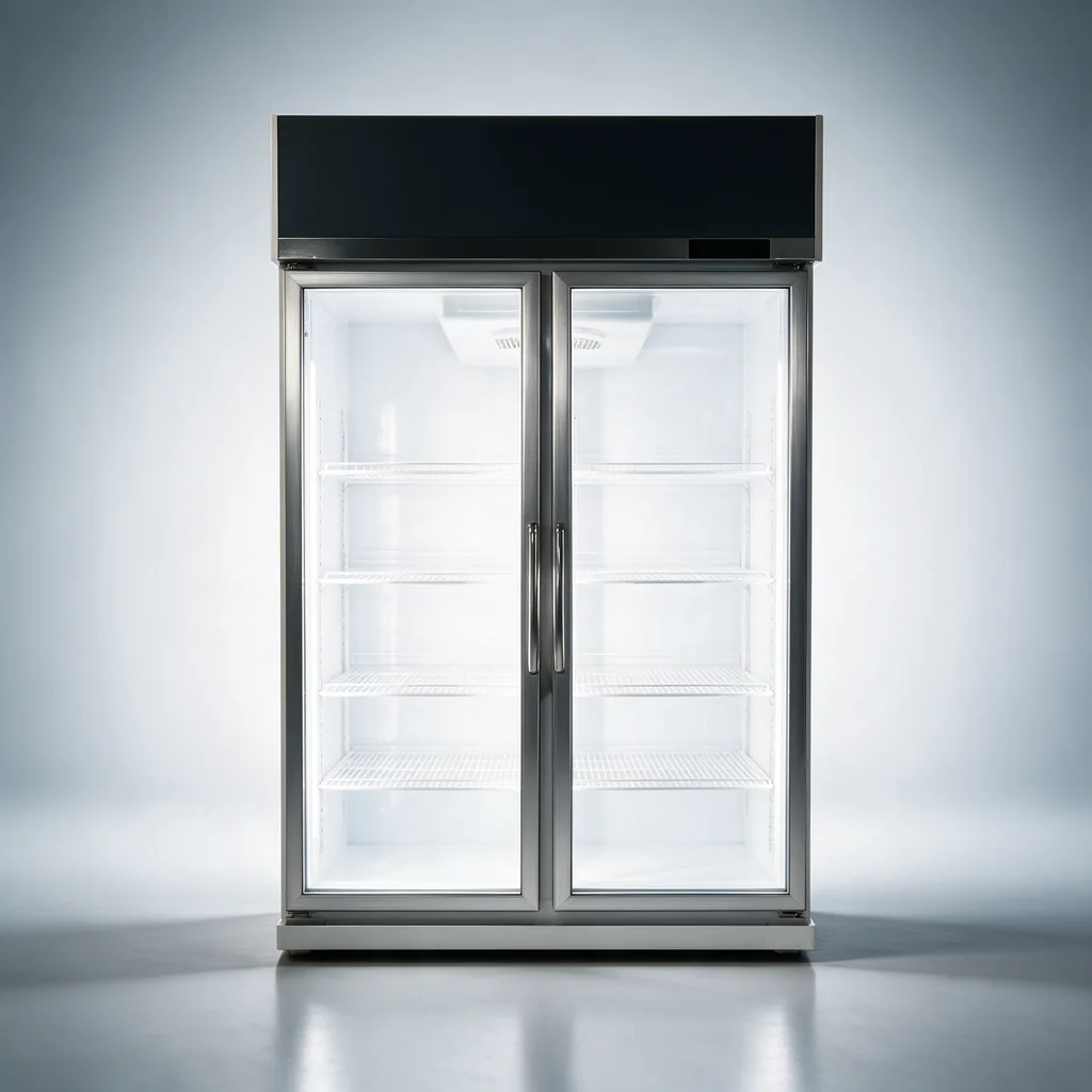 Kojima 1000L Glass Display 2 Door Chiller